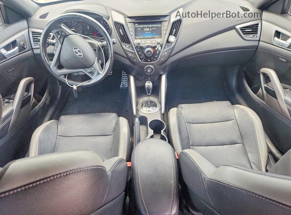 KMHTC6AE9GU285393 2016 HYUNDAI VELOSTER White Widok deski rozdzielczej