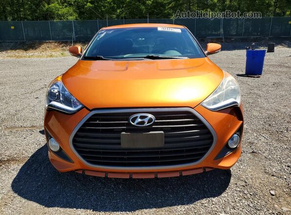 KMHTC6AE9GU289654 2016 HYUNDAI VELOSTER Оранжевый Вид спереди