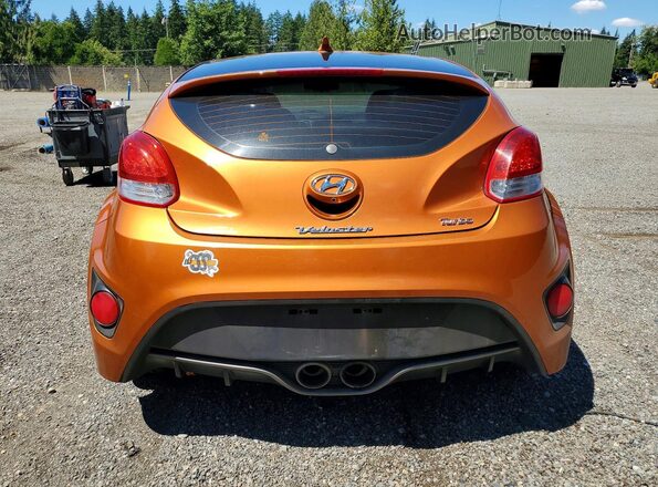 KMHTC6AE9GU289654 2016 HYUNDAI VELOSTER Оранжевый Вид сзади