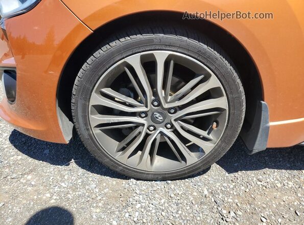 KMHTC6AE9GU289654 2016 HYUNDAI VELOSTER Оранжевый Панорамный вид салона 360°