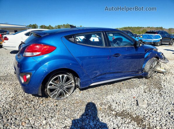 KMHTC6AEXGU272233 2016 HYUNDAI VELOSTER Blue Rear right