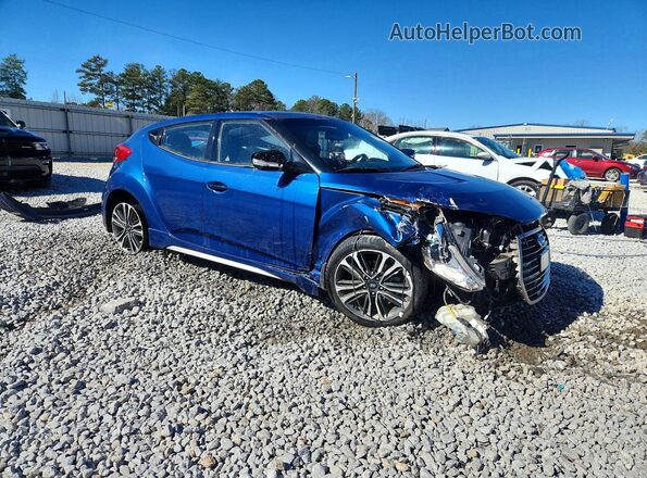KMHTC6AEXGU272233 2016 HYUNDAI VELOSTER Blue Front right