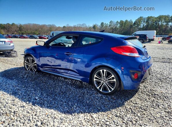 KMHTC6AEXGU272233 2016 HYUNDAI VELOSTER Blue Rear left
