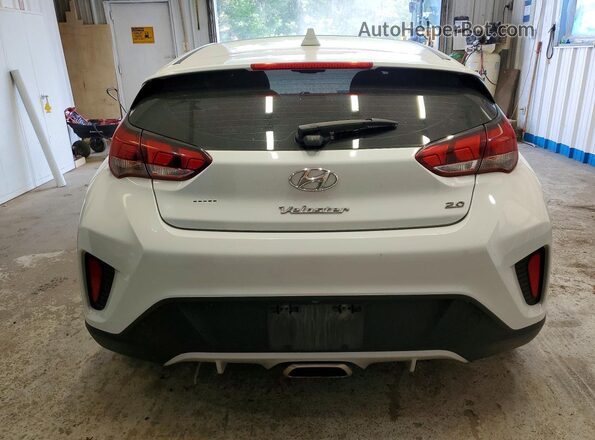 KMHTG6AF0KU011196 2019 HYUNDAI VELOSTER White Вид ззаду