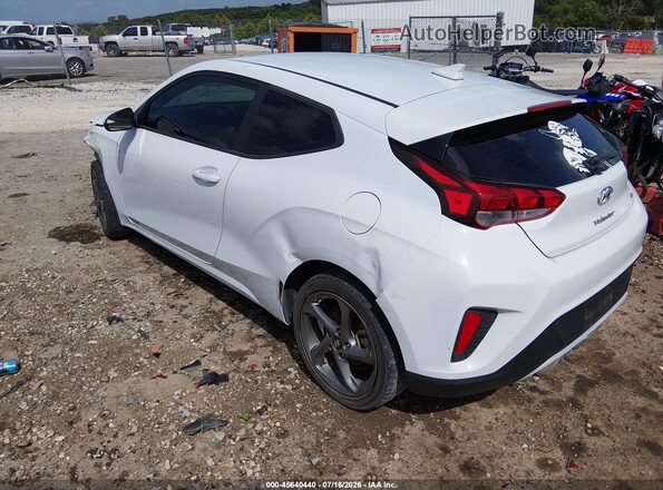 KMHTG6AF1KU009943 2019 HYUNDAI VELOSTER White Задня ліва чверть