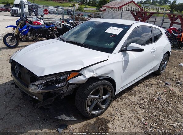 KMHTG6AF1KU009943 2019 HYUNDAI VELOSTER White Передня ліва чверть