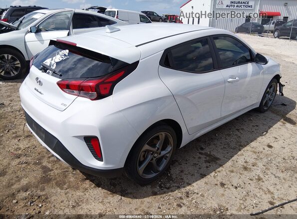 KMHTG6AF1KU009943 2019 HYUNDAI VELOSTER White Задня права чверть