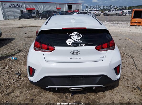 KMHTG6AF1KU009943 2019 HYUNDAI VELOSTER White 
