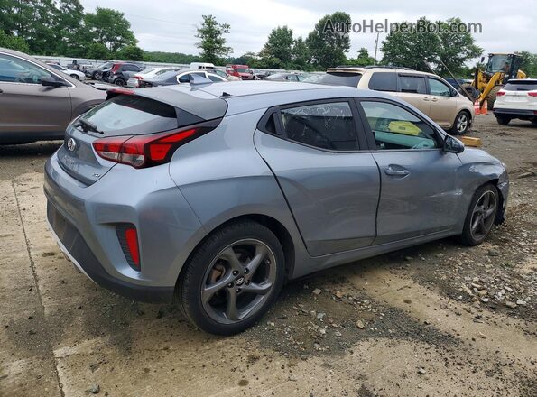 KMHTG6AF1KU017962 2019 HYUNDAI VELOSTER Серебряный Задняя правая четверть