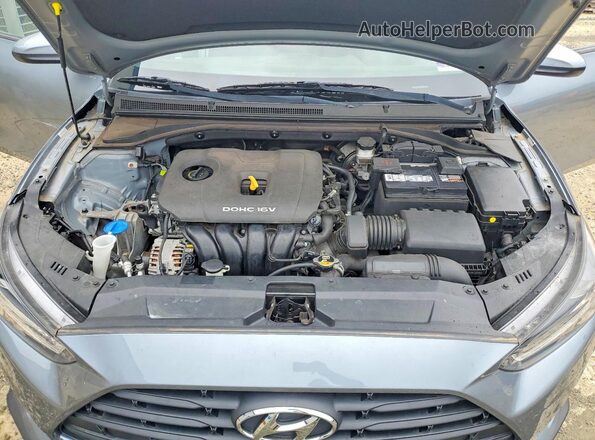 KMHTG6AF1KU017962 2019 HYUNDAI VELOSTER Серебряный Вид задней части салона