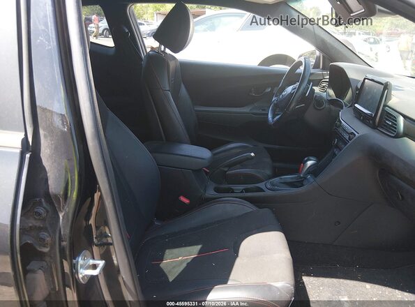 KMHTG6AF2KU008980 2019 HYUNDAI VELOSTER Black Вид салону спереду