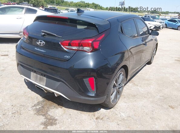 KMHTG6AF2KU008980 2019 HYUNDAI VELOSTER Black Задня права чверть