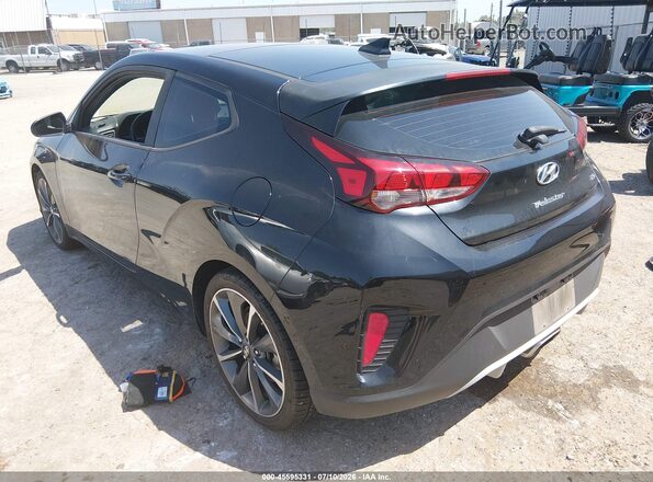KMHTG6AF2KU008980 2019 HYUNDAI VELOSTER Black Задня ліва чверть