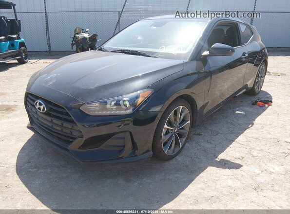 KMHTG6AF2KU008980 2019 HYUNDAI VELOSTER Black Передня ліва чверть