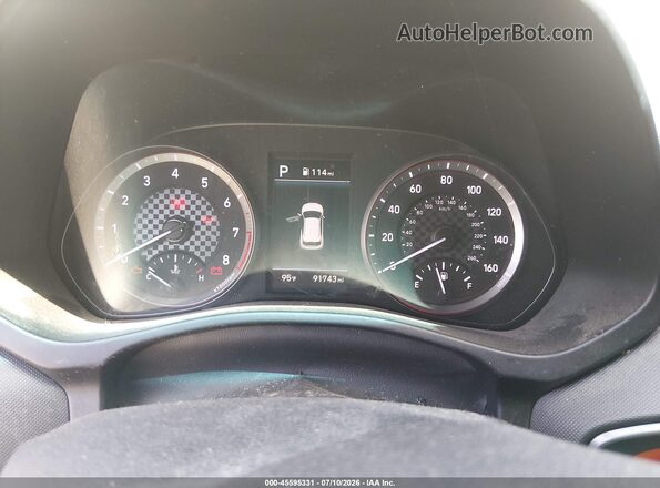 KMHTG6AF2KU008980 2019 HYUNDAI VELOSTER Black Вид задніх сидінь