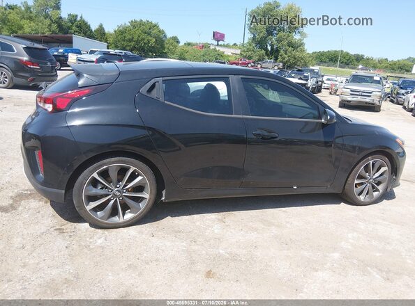KMHTG6AF2KU008980 2019 HYUNDAI VELOSTER Black Вид задньої частини салону