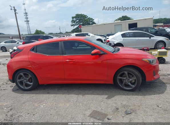 KMHTG6AF3KU012844 2019 HYUNDAI VELOSTER Orange Rear interior view