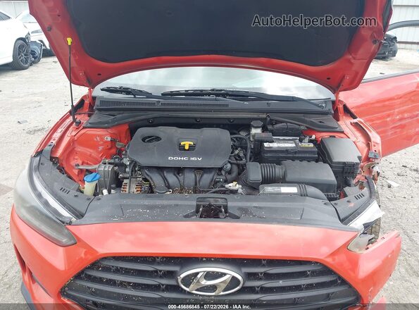 KMHTG6AF3KU012844 2019 HYUNDAI VELOSTER Orange Rear view