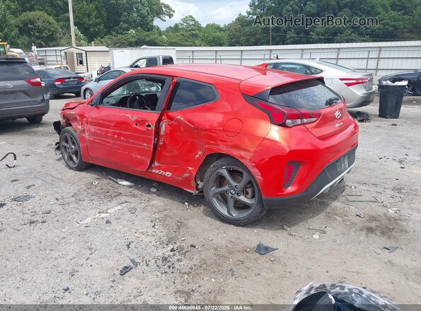 KMHTG6AF3KU012844 2019 HYUNDAI VELOSTER Orange Rear left