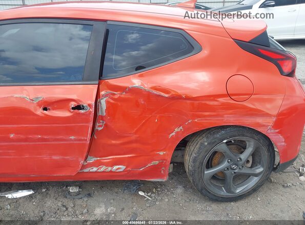 KMHTG6AF3KU012844 2019 HYUNDAI VELOSTER Orange Front view