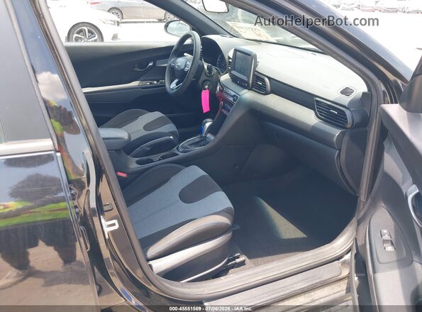 KMHTG6AF3LU022954 2020 HYUNDAI VELOSTER Black Widok wnętrza z przodu