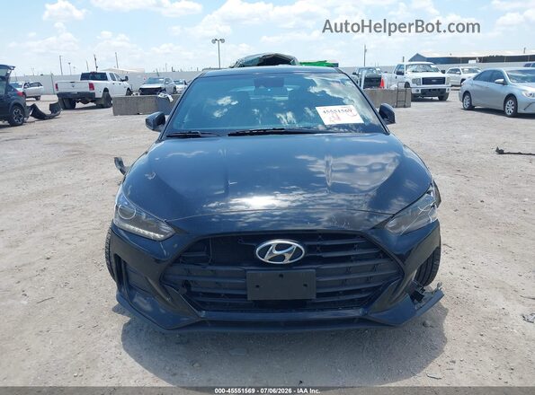 KMHTG6AF3LU022954 2020 HYUNDAI VELOSTER Black Widok zestawu wskaźników