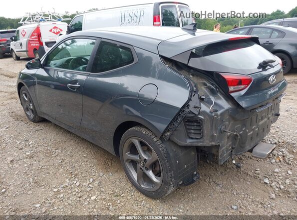 KMHTG6AF4KU011024 2019 HYUNDAI VELOSTER Dark Blue Rear left