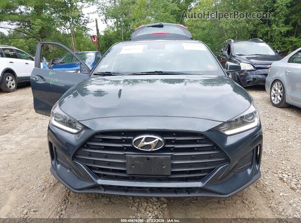 KMHTG6AF4KU011024 2019 HYUNDAI VELOSTER Dark Blue Rear interior view