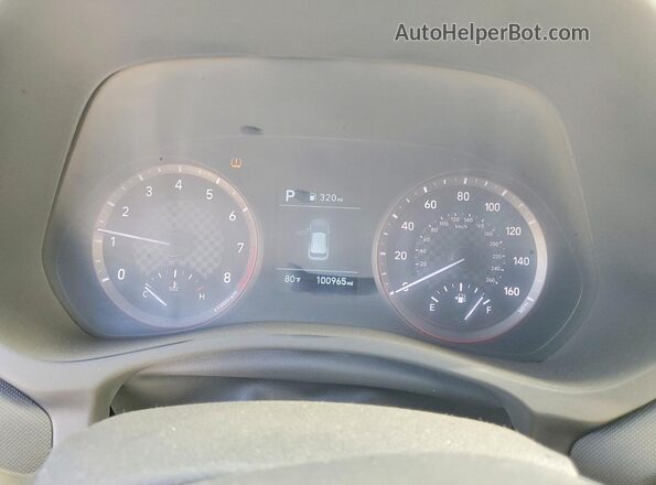 KMHTG6AF4KU017213 2019 HYUNDAI VELOSTER White Vista del cuadro de instrumentos