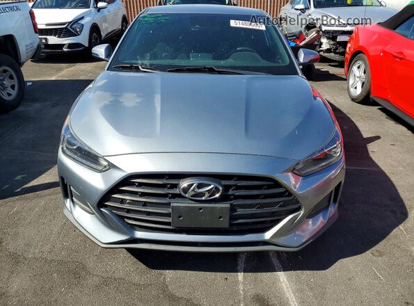 KMHTG6AF4KU018121 2019 HYUNDAI VELOSTER Silver Widok z przodu