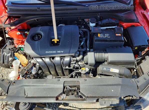 KMHTG6AF4MU032734 2021 HYUNDAI VELOSTER Red Սալոնի հետևի տեսք