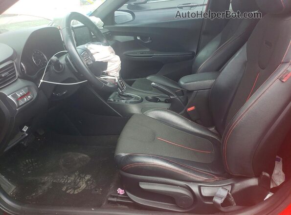 KMHTG6AF4MU032734 2021 HYUNDAI VELOSTER Red Սալոնի դիմացի տեսք