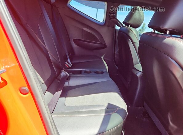 KMHTG6AF4MU032734 2021 HYUNDAI VELOSTER Red Հետևի նստատեղերի տեսք