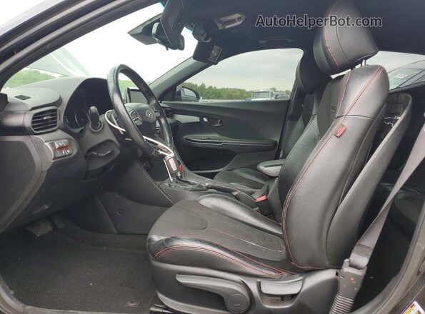 KMHTG6AF4MU032801 2021 HYUNDAI VELOSTER Black Front interior view