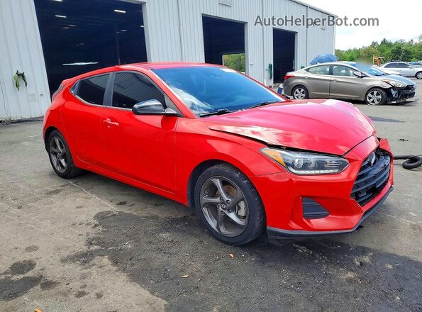 KMHTG6AF6KU017391 2019 HYUNDAI VELOSTER Red წინა მარჯვენა
