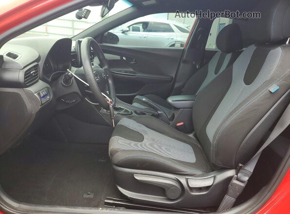 KMHTG6AF6KU017391 2019 HYUNDAI VELOSTER Red წინა სალონის ხედი