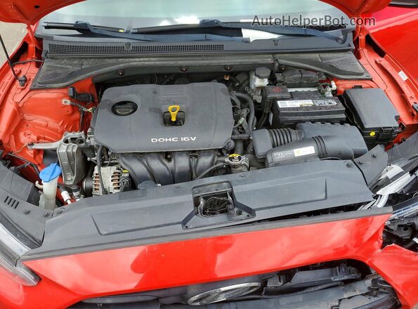 KMHTG6AF6KU017391 2019 HYUNDAI VELOSTER Red უკანა სალონის ხედი