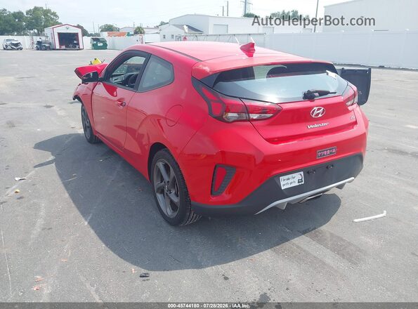 KMHTG6AF7KU017075 2019 HYUNDAI VELOSTER Red Tył lewy