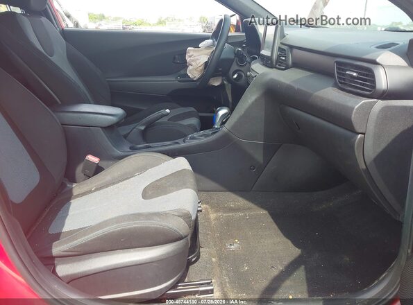 KMHTG6AF7KU017075 2019 HYUNDAI VELOSTER Red Widok wnętrza z przodu