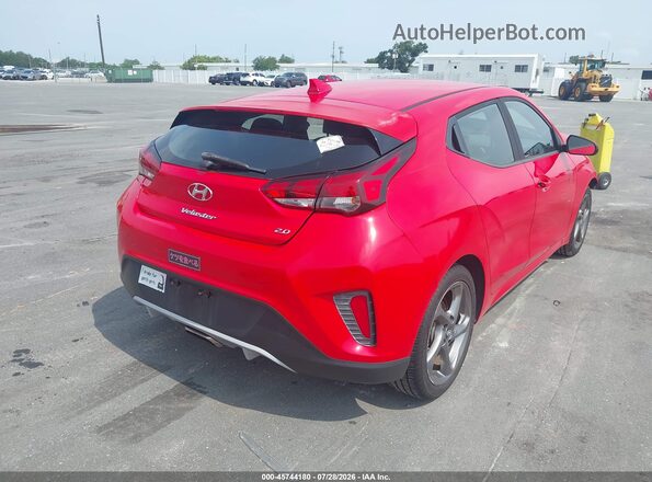 KMHTG6AF7KU017075 2019 HYUNDAI VELOSTER Red Tył prawy