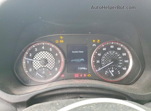KMHTG6AF7KU018355 2019 HYUNDAI VELOSTER Red ხელსაწყოთა პანელის ხედი