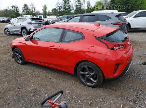 KMHTG6AF7KU018355 2019 HYUNDAI VELOSTER Red უკანა მარცხენა