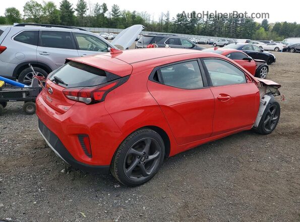 KMHTG6AF7KU018355 2019 HYUNDAI VELOSTER Red უკანა მარჯვენა