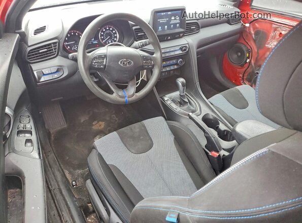 KMHTG6AF7KU018355 2019 HYUNDAI VELOSTER Red წინა პანელის ხედი