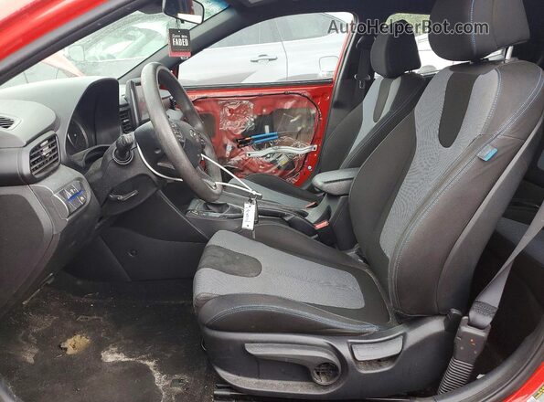 KMHTG6AF7KU018355 2019 HYUNDAI VELOSTER Red წინა სალონის ხედი