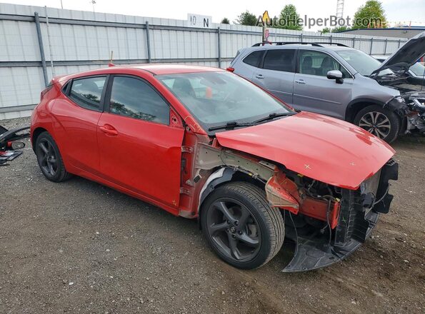 KMHTG6AF7KU018355 2019 HYUNDAI VELOSTER Red წინა მარჯვენა