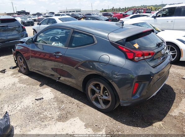 KMHTG6AF7KU020025 2019 HYUNDAI VELOSTER Gray Задня ліва чверть