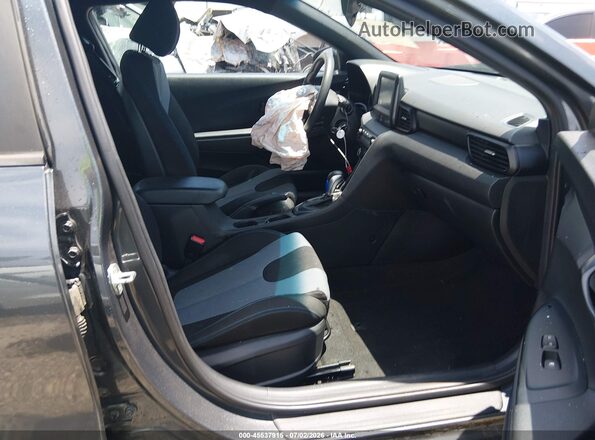 KMHTG6AF7KU020025 2019 HYUNDAI VELOSTER Gray Вид салону спереду