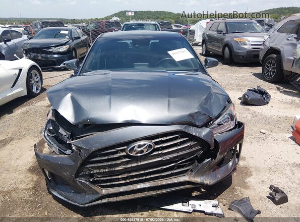 KMHTG6AF7KU020025 2019 HYUNDAI VELOSTER Gray Вид щитка приладів