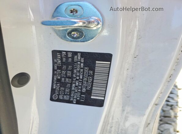 KMHTG6AF8KU005808 2019 HYUNDAI VELOSTER White Widok komory silnika